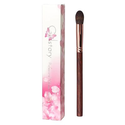 HL101 Hand Crafted Makeup Brushes Soft Squirrel Hair Small Highlighter Eye Shadow Blending Brush Rosewood Handle Professional Make Up Brush