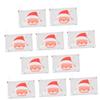 Angoily 10pcs Portable Storage Bags Santa Claus Pattern Design for Organization Reusable view 1