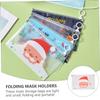 Angoily 10pcs Portable Storage Bags Santa Claus Pattern Design for Organization Reusable view 3