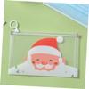 Angoily 10pcs Portable Storage Bags Santa Claus Pattern Design for Organization Reusable view 4