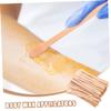 DEARMAMY 300 Pcs Wooden Wax Sticks for Hair Removal Nose Wax Applicator Eyebrow Waxing Kit 6 Inch for Eyebrow and Nose Waxing Suitable for Boys and Girls and Adults view 2