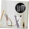 BEBEMOKO 3pcs Retractable Cosmetic Brush Travel Makeup Brush Dustproof Brush Canister Traveling Organizers Retractable Makeup Brush Cup Retractable Clear Makeup Brush Holders Pp view 2