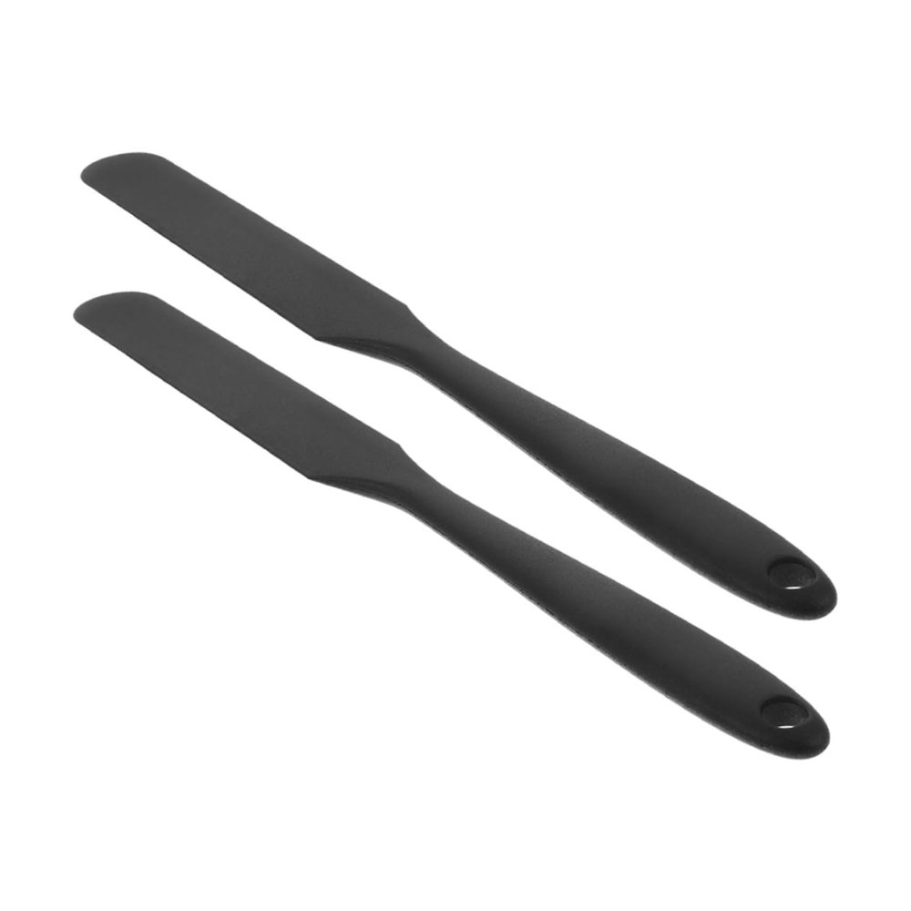 SOESFOUFU 2pcs Silicone Waxing Applicator Reusable Non-stick Hard Scraper for Body Hair Removal for Salon Home Use Large Coverage Waxing Sticks for Eyebrow