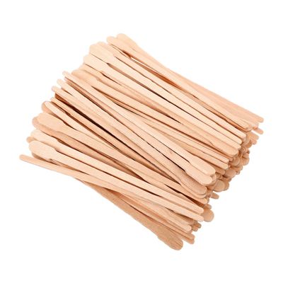 ERINGOGO 300 Pcs Wooden Wax Sticks for Hair Removal and Eyebrow Waxing Disposable Applicator Sticks for Boys and Girls and Adults for Nose and Brow Waxing