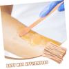 ERINGOGO 300 Pcs Wooden Wax Sticks for Hair Removal and Eyebrow Waxing Disposable Applicator Sticks for Boys and Girls and Adults for Nose and Brow Waxing view 3