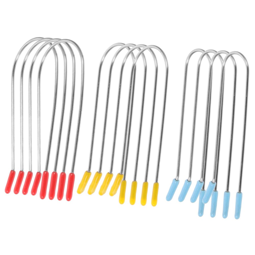 Healvian 24pcs Hair Rollers Clips Perm Rod Clamp Holders Home Barber Hair Styling Tools Easy to Use Compatible Hot Rollers
