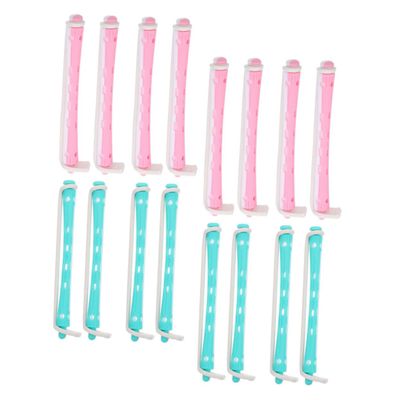 PACKOVE 24pcs Flexible Perm Rods for Safe Curling Multi-style Curling Tools for Hair Home Use for Natural Curls and Waves Travel-friendly Design