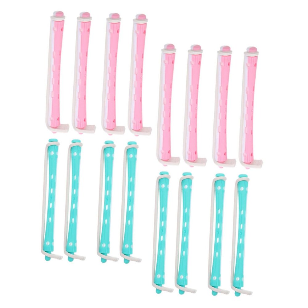 PACKOVE 24pcs Flexible Perm Rods for Safe Curling Multi-style Curling Tools for Hair Home Use for Natural Curls and Waves Travel-friendly Design