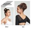 Bun, Messy Bun Hairpiece Comb Clip  Versatile Updo for Women, Short & Straight Hair for Women(Dark black) view 4