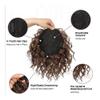 hair bun, Elastic Messy Bun for Women,Curly Synthetic Ponytail Hairpiece(Brown) view 2