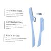 PartyKindom 10pcs Professional Fodable Eyebrow Razor Portable Facial Hair Trimmer for Women Stainless Steel Pain Hair Removal view 4