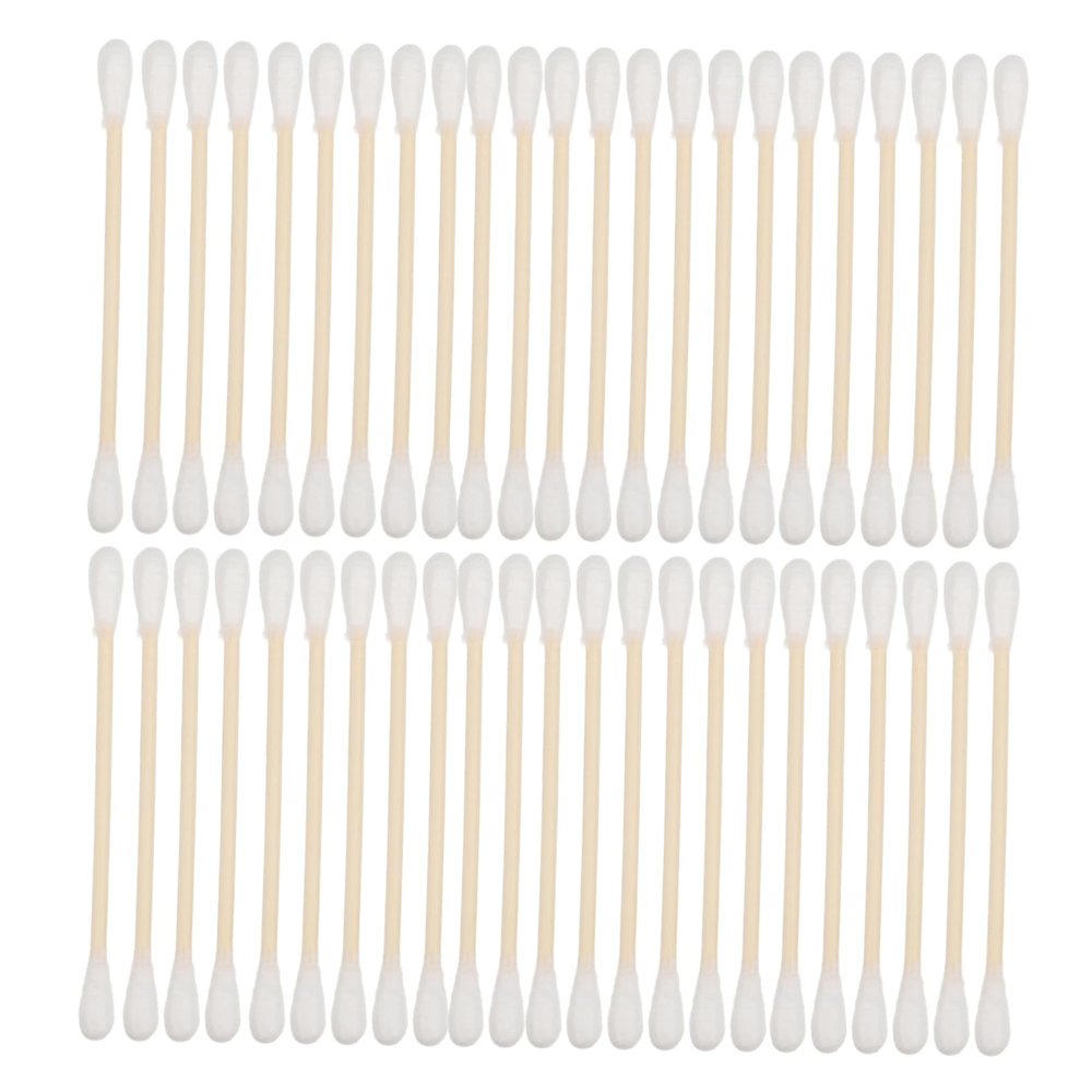ABOOFAN Soft Cotton Swabs 100 Pack for Ear Makeup Electronics Cleaning Double-Ended Design