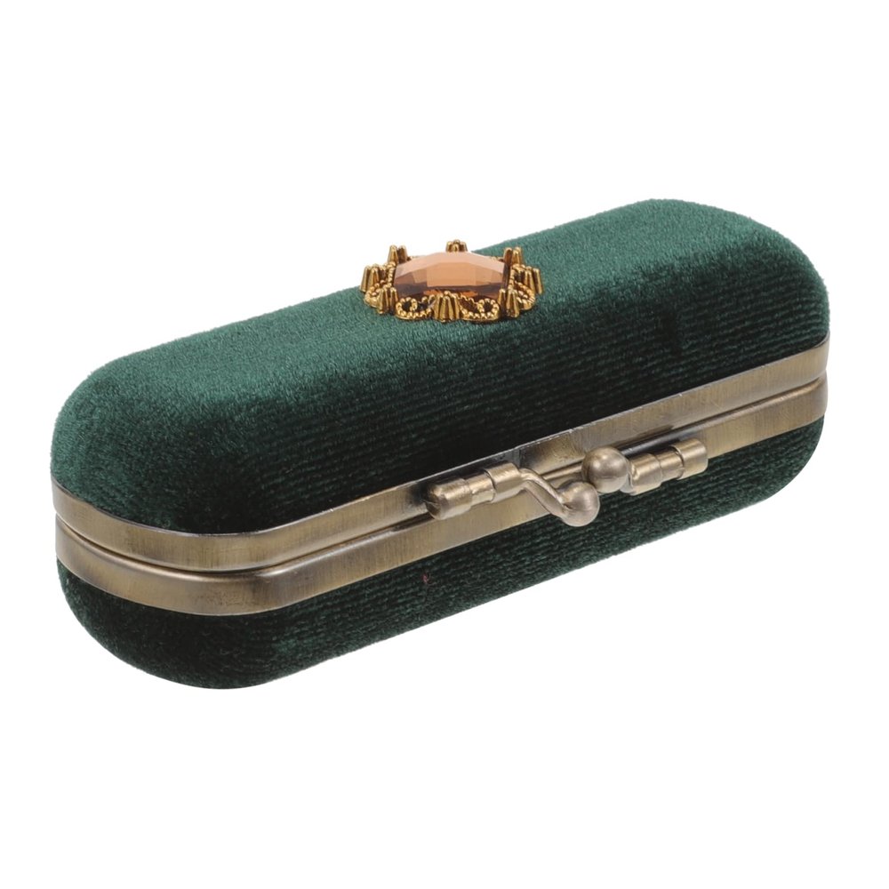 Gatuida Decorative Lipstick Case for Women Travel Makeup Organizer Compact Lipstick Holder for Hiking Camping Parties