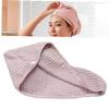 Beaupretty 1pc Pure Bath Towel Hair Drying Cap Fast Drying Microfiber Hair Towel Wrap for Home Hotel view 3