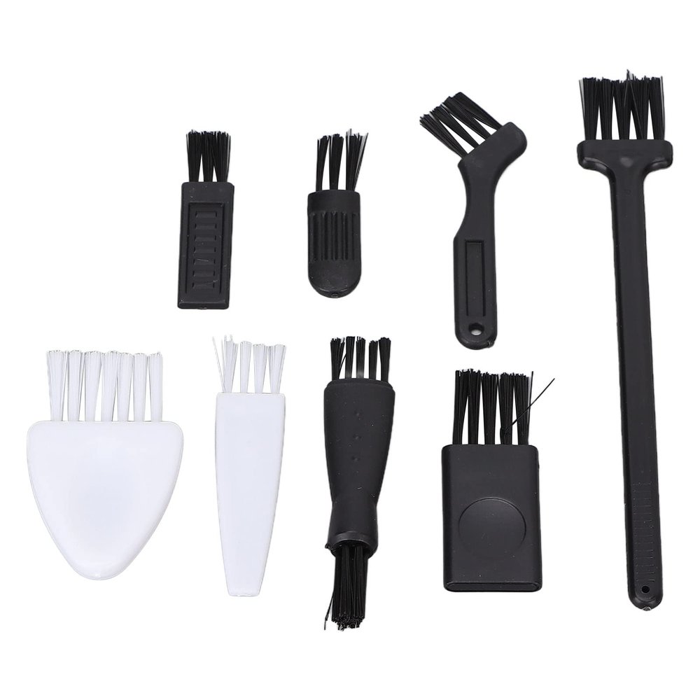 8Pcs Electric Shaver Wash Brush, Razors Cleaner Brush Set, Small Electric Razors Cleaner for to Wash The Shaver, Help Remove Stubble and Broken