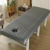 Gray,70x190cm/2.2x6.2ft,Massage Bed Sheets with Face Hole Lash Bed Cover,Elastic Massage Bed Cover Beauty Salons SPA Massage Table Sheets Breathable Massage Fitted Sheet view 1