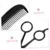 Beaupretty 2sets Stainless Steel Beard Grooming Scissors with Comb and Storage Bag for Home and Barbershop Use Trimming Shears for Precision Beard Care view 4