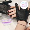 PartyKindom 21pcs Nail Art Cleaning Brush Manicure Dust Removal Tool Nail Cleaner Kit for Dust Cuticle for Women view 3