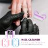 PartyKindom 21pcs Nail Art Cleaning Brush Manicure Dust Removal Tool Nail Cleaner Kit for Dust Cuticle for Women view 4