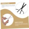 LIFKOME 2pcs Stainless Steel Nose Hair Scissors and Eyebrow Trimming Tools for Men and Women Multi-functional Grooming Scissors for Facial and Precise Cutting for Daily Use view 3