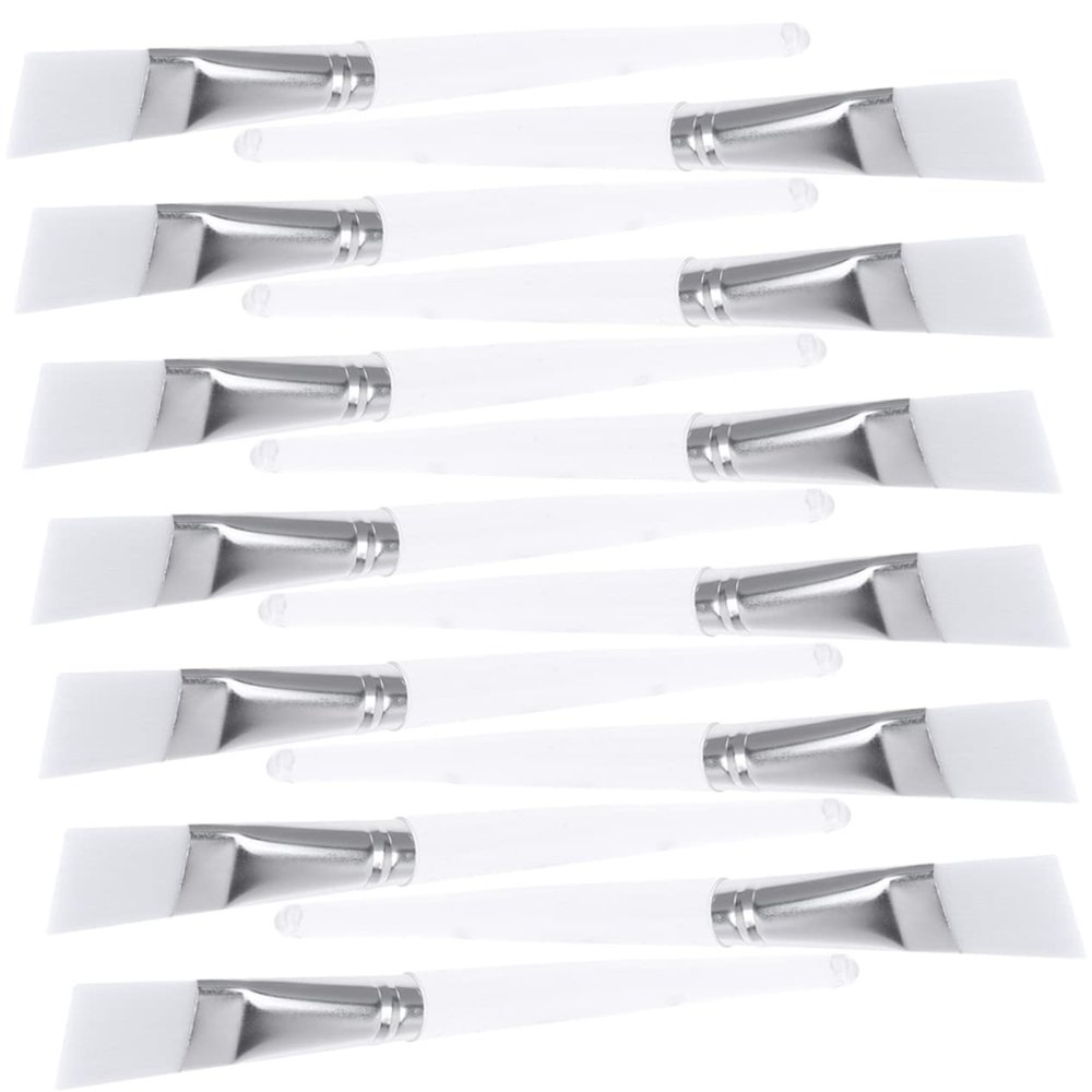 DEARMAMY 24pcs Crystal Face Mask Applicators Reusable Clay Mask Brushes for Facial Beauty Treatments for Salon Use and Home Skincare