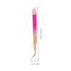 DEARMAMY 2pcs Dual Head Silicone Nail Art Tweezers Pressing Rod for Easy Application of Nail Stickers and Eyelash Extensions for Home and Salon Use view 2