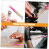 DEARMAMY 2pcs Dual Head Silicone Nail Art Tweezers Pressing Rod for Easy Application of Nail Stickers and Eyelash Extensions for Home and Salon Use view 3