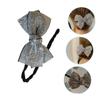 CALLARON Rhinestone Bowknot Bun Maker for Women 1 Piece Adjustable Hair Styling Tool Lightweight Hair Bun Shaper for Easy Updos and Chignons view 3