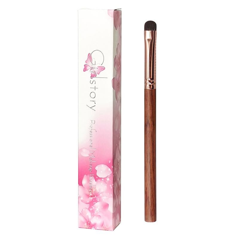 HL108 Hand Crafted Makeup Brushes Soft Lynx Hair Smoky Eye Shadow Smudge Brush Rosewood Handle Professional Make Up Brush