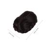 Beaupretty Chignon Wig Braided Bun Hair Bun Accessories for Women Synthetic Hair Extension for Events view 2