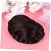 Beaupretty Chignon Wig Braided Bun Hair Bun Accessories for Women Synthetic Hair Extension for Events view 3