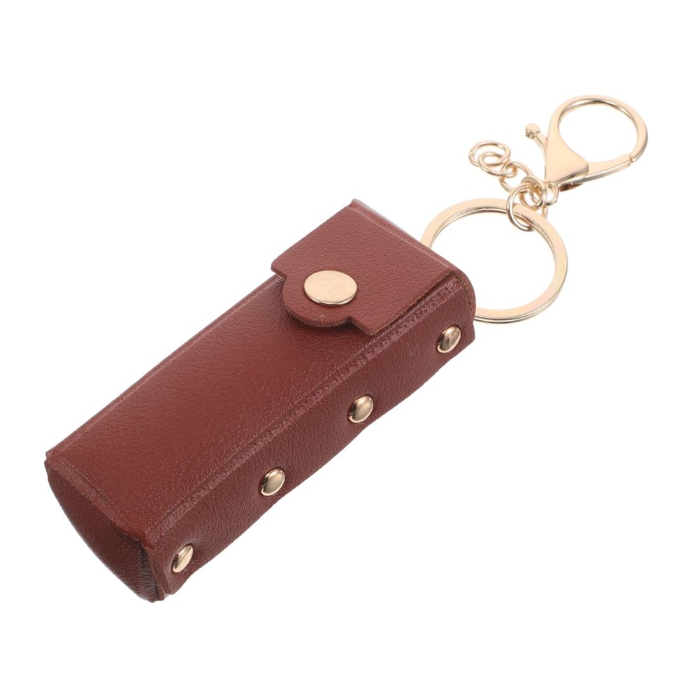 DEARMAMY Lipstick Keychain Holder Portable Lipstick Pouch Organizer for Travel Stylish Gloss Sleeve Secure for Makeup and Go Use