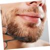 Beaupretty 3sets Beard Trimming Scissors Kit with Comb Storage Bag for Men Stainless Steel Grooming Shears for Home and Barber Shop Use Silver view 3
