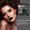Dark Eyeshadow Palette - 25 Colors Smoky Makeup, Cool Tone Powder Shadows, Gothic Smokey Eye Kit, Professional Eye Pigment for Beginners, Long-lasting Makeup for Women, Girls view 3
