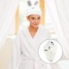 Beaupretty 2pcs Microfiber Hair Drying Cap Towel Hair Turban Towel for and Girls Wrap Quick Dry view 2
