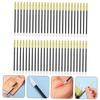 DEARMAMY 50pcs Disposable Mascara Brush Lash Wands Bristle Hair Brush for Eyelash Extensions Eyebrow Spoolie Soft Nylon Bristles Travel Makeup Tool view 3