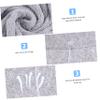 Beaupretty 2pcs Fast-Drying Hair Towels for Women Soft Fleece Hair Caps Super Absorbent Shower Towels Lightweight for Home Travel Gym Pool Use view 2