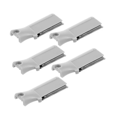 Healeved 5pcs Eyebrow Facial Trimmer Replacement Heads Replacement Razor Blades Hair Remover Heads Men Shaving Machine