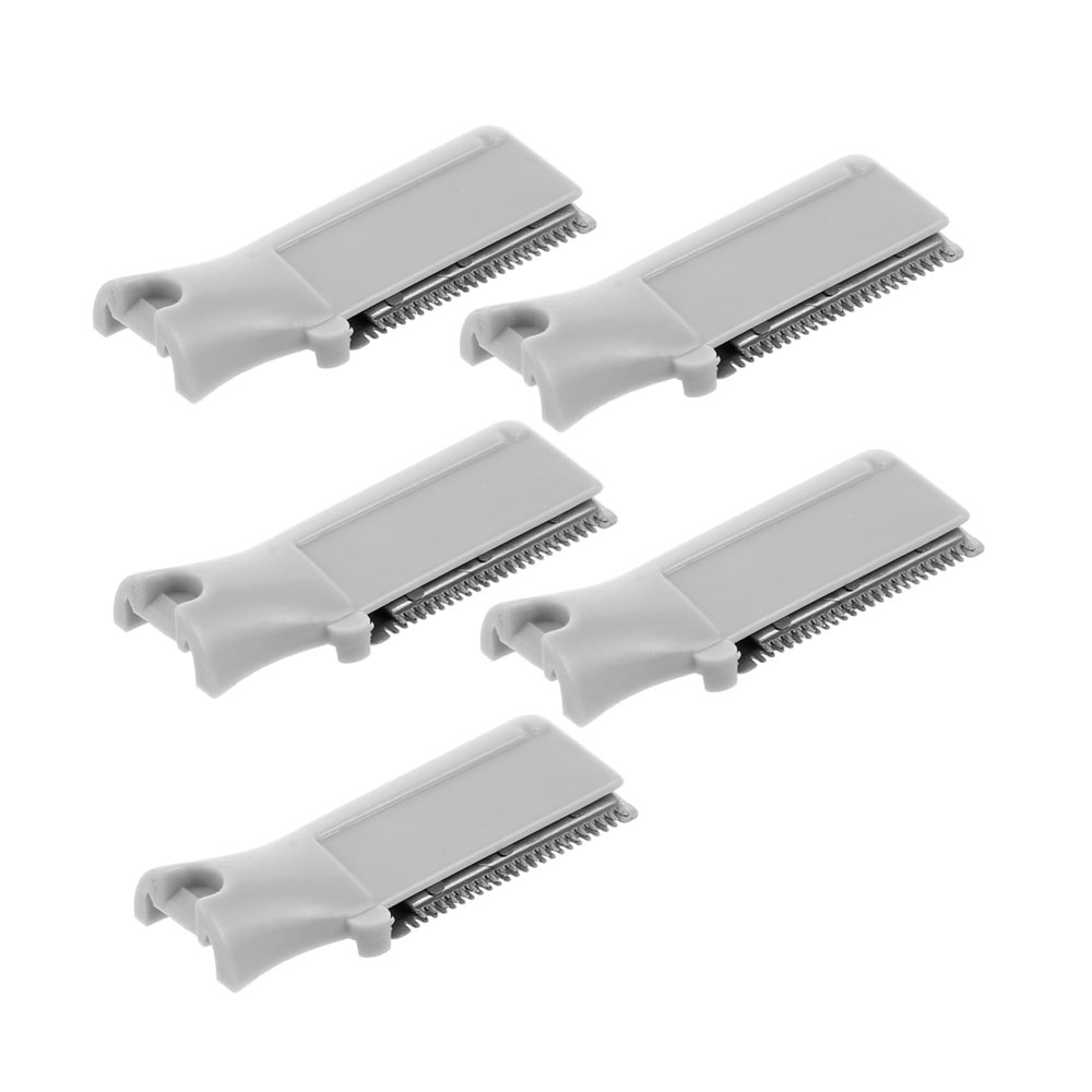 Healeved 5pcs Eyebrow Facial Trimmer Replacement Heads Replacement Razor Blades Hair Remover Heads Men Shaving Machine