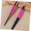 Beaupretty 2pcs Eyebrow Tweezers Stainless Steel Eyebrow for Shaping Trimming Grooming Easy to Clean Travel-friendly view 3