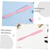 FOMIYES 3pcs Non-Stick Silicone Waxing Sticks for Hair Removal Reusable Wax Applicator Tool Large Wax Rods for Body Waxing Supplies for Home Salon Use view 3