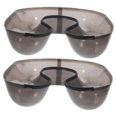 LIFKOME 2pcs Hairdressing Medicine Hair Washing Tray Hair Perm Neck Rest Perming Neck Tray Salon Equipment