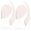 PACKOVE Eyebrow Trimmer Set of 4 Portable Face Razors Precision Blades for Women Curved and Straight Design for Eyebrow Shaping and Facial Hair Removal view 1