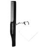 DEARMAMY Folding Fine Tooth Comb with Keychain Mirror for Men Portable Travel Beard Comb Compact Lightweight Design for Easy Grooming The Go view 1