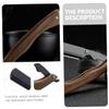 DEARMAMY Portable Foldable Shaver Ergonomic Handle Stainless Steel Beard Trimming Tool for Precision Shaving Suitable for Men and Eyebrow Trimming view 3