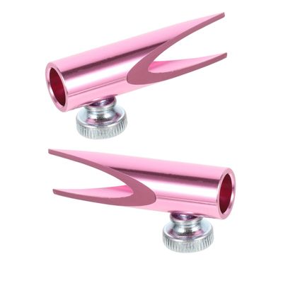 DEARMAMY 2pcs Pencil Sharpener Dual Shaped Slots for Eyebrow and Lip Liner Pencils Compact and Portable Design for Makeup Bags for Women and Professionals