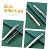 CALLARON 1set Stainless Steel Nose Hair Trimmer Ergonomic Design Lightweight and Nasal Hair Clipper for Men and Women Easy Eyebrow and Tool Protective Case view 2