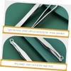 CALLARON 1set Stainless Steel Nose Hair Trimmer Ergonomic Design Lightweight and Nasal Hair Clipper for Men and Women Easy Eyebrow and Tool Protective Case view 3