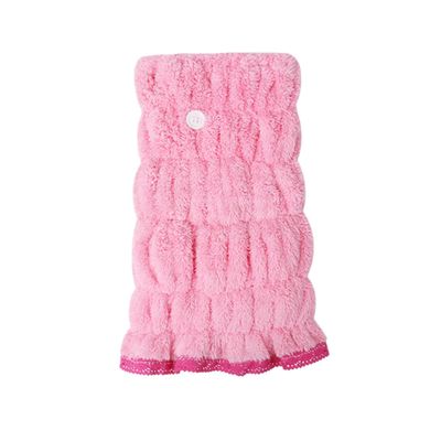 Beaupretty Extra Absorbent Long Plush Hair Drying Cap Random Drying Shower Turban for Hair Types Thick Water Absorbent for Home or Travel