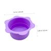 SOESFOUFU 1set Silicone Wax Melting Container Mixing Bowl and Scraper Foldable Face Mask Bowl for Home and Salon Use - Inner Pot view 3